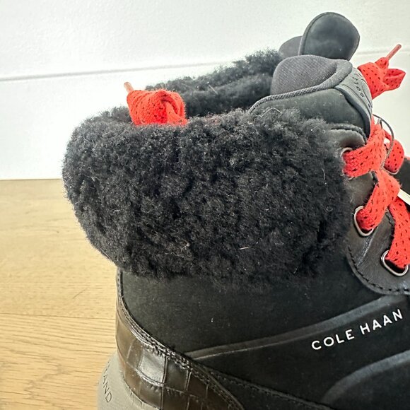 Cole Haan ZERØGRAND Flex Sneaker Boot Women’s 8B Black Water Resistant NWT - Picture 3 of 11